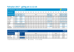 Fahrplan 2017 - gültig ab 11.12.16