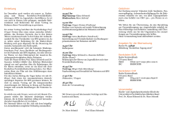 Einleitung Zeitablauf - Universitäre Psychiatrische Kliniken Basel