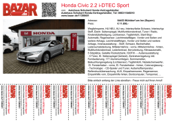 Honda Civic 2.2 i-DTEC Sport