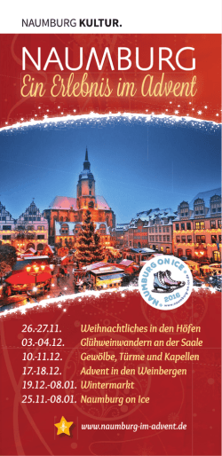 in rlebnis im dvent - Naumburg-im