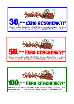 50,--euro geschenkt! - hifi