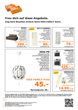 IKEA FAMILY Preis