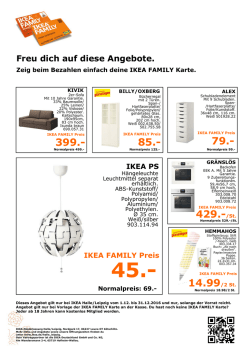 IKEA FAMILY Preis