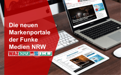 Die neuen Markenportale der Funke Medien NRW