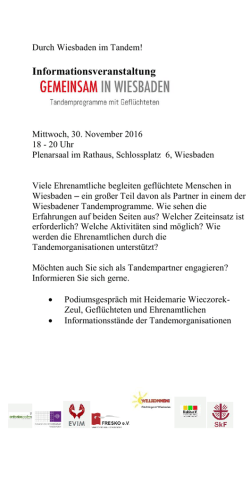Handzettel f&uuml;r die Infoveranstaltung am 30.11. im Rathaus