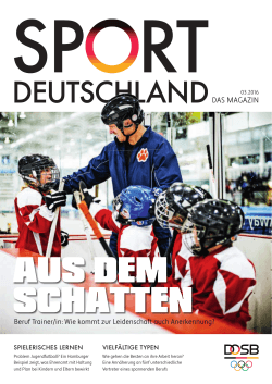 geht es zur aktuellen Ausgabe - Der Deutsche Olympische Sportbund