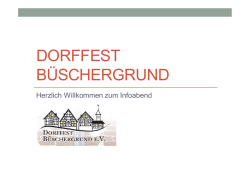 DORFFEST B&Uuml;SCHERGRUND