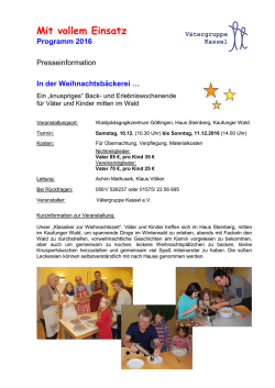 Infos - V&auml;tergruppe Kassel e.V