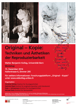 Programm  - Institut für Kunstgeschichte