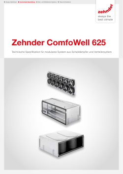Zehnder ComfoWell 625