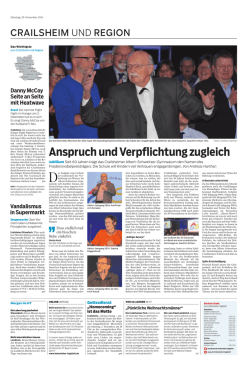 Presseartikel vom 29.11.2016 - Albert-Schweitzer