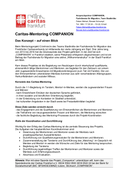 COMPANION-Konzept - Caritasverband Frankfurt eV