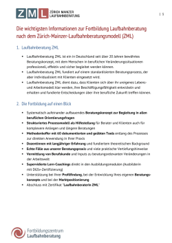 Infos - Fortbildungszentrum Laufbahnberatung