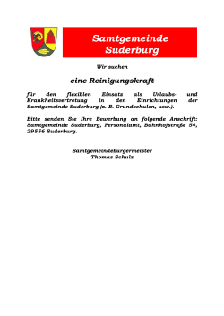 Information - Samtgemeinde Suderburg
