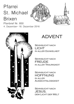 08.12.2016 - Pfarrei St. Michael Brixen