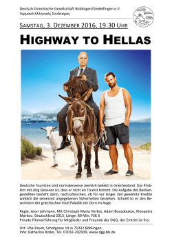 highway to hellas - Deutsch-Griechische Gesellschaft B&ouml;blingen