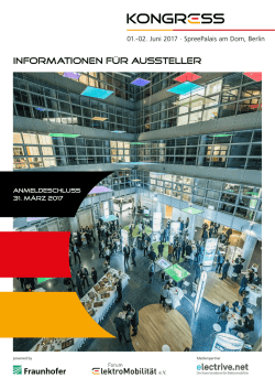 informationen f&uuml;r aussteller