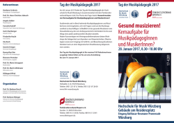 tag_musikpaed_2017 - Hochschule für Musik Würzburg