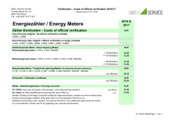 Energiezähler / Energy Meters - gmci