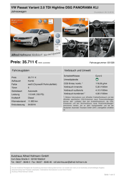 Inserat drucken - Autohaus Alfred Hofmann