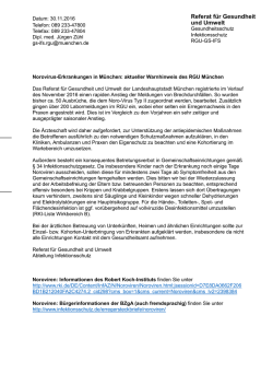 Referat für Gesundheit und Umwelt