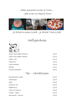 Hei&szlig;getr&auml;nke Tee &ndash; Variationen