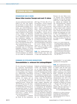 studien im fokus - Deutsches Ärzteblatt