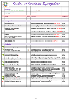 Preisliste runterladen