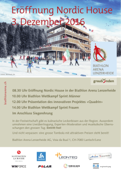 Eröffnung Nordic House 3. Dezember 2016