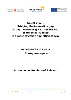 InnoBridge - Interreg Europe