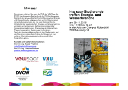 htw saar-Studierende treffen Energie