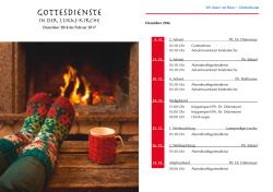 Gottesdienste