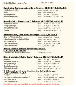 Hackbraten, Sommergemüse, Kartoffelpüree (Ei,Gl,K,Mi,S,Sel,So,T,3)