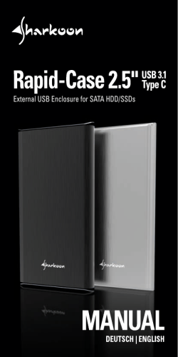 External USB Enclosure for SATA HDD/SSDs