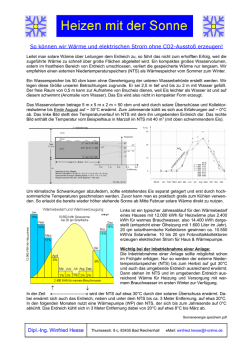 Sonnenenergie speichern