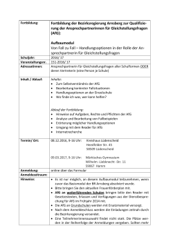 AfG - Bezirksregierung Arnsberg