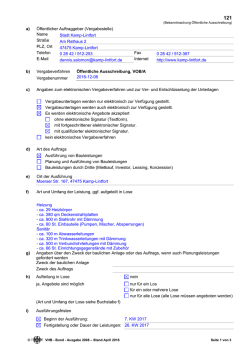 Bekanntmachung - subreport ELViS
