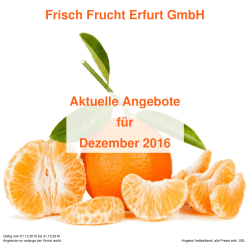 0Deckblatt Erfurt - Frisch Frucht Erfurt GmbH