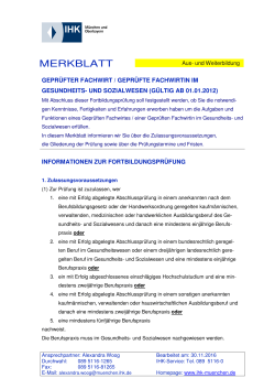 Merkblatt - IHK München und Oberbayern