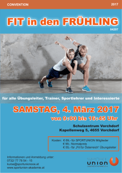 Information zu den Workshops