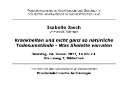 Isabelle Jasch Krankheiten und nicht ganz so natürliche