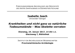 Isabelle Jasch Krankheiten und nicht ganz so nat&uuml;rliche
