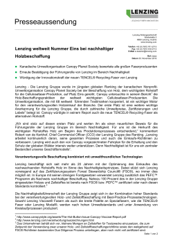 Press Release Lenzing Group D