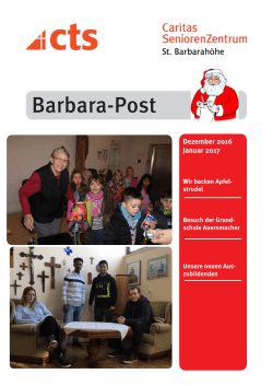 Dezember 2016 Januar 2017 - Caritas Seniorenzentrum St