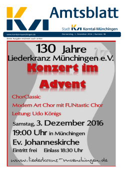 l at nr o k. www Donnerstag, 1. Dezember 2016 - Korntal