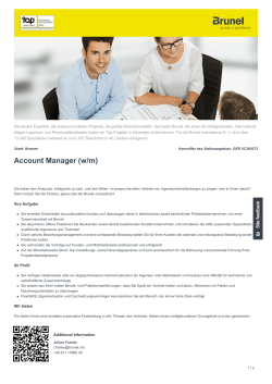 Account Manager Job in Bremen