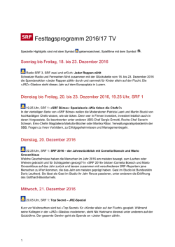 Festtagsprogramm