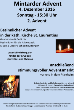 Hier weirerlesen - Kirchengemeinde St.Peter und Laurentius