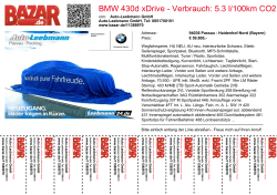 BMW 430d xDrive - Verbrauch: 5.3 l/100km CO2