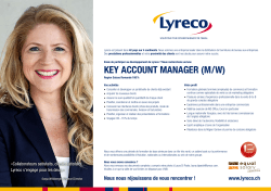 key account manager (m / w)